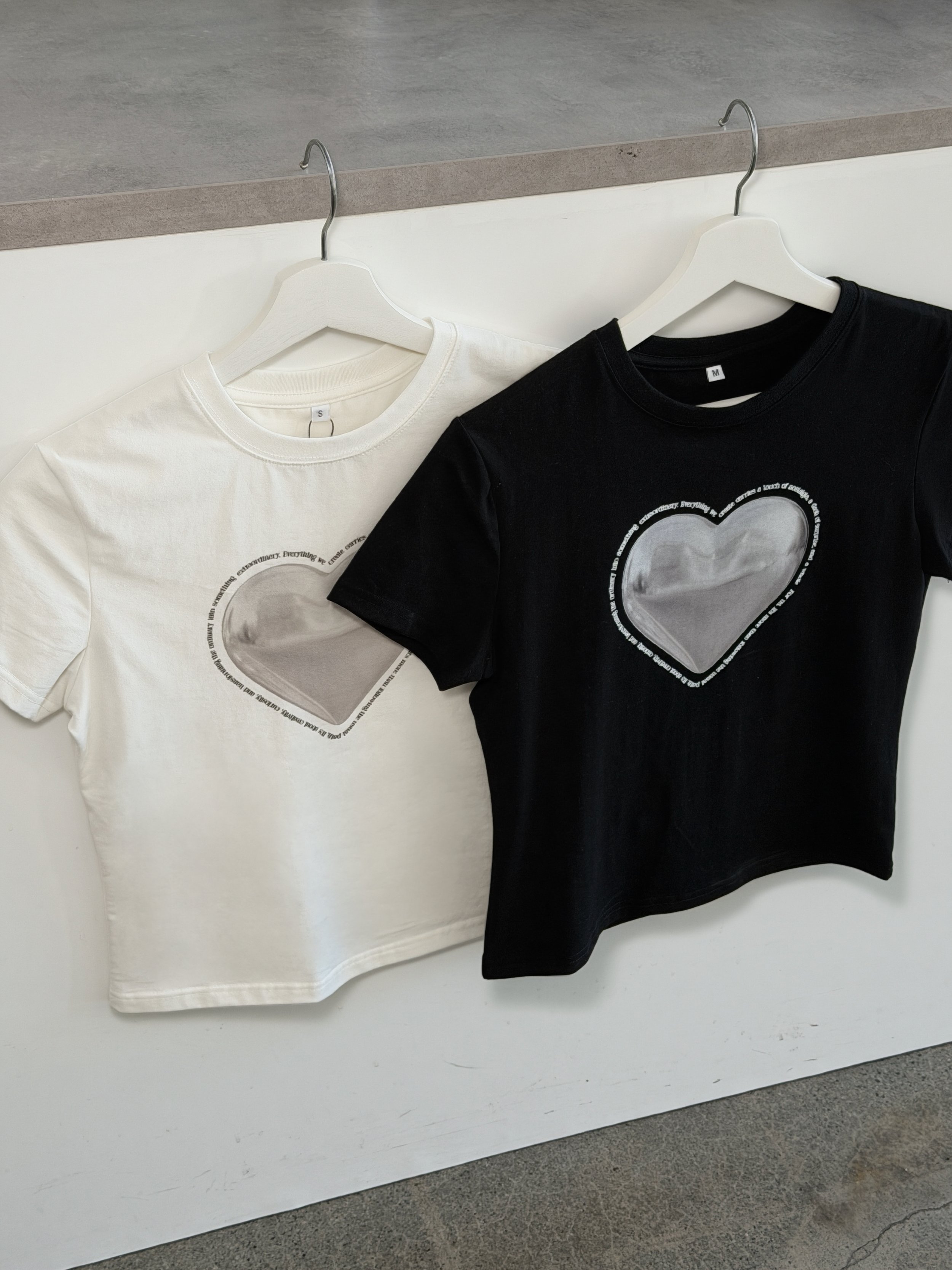 Chrome Heart Baby Tee Black