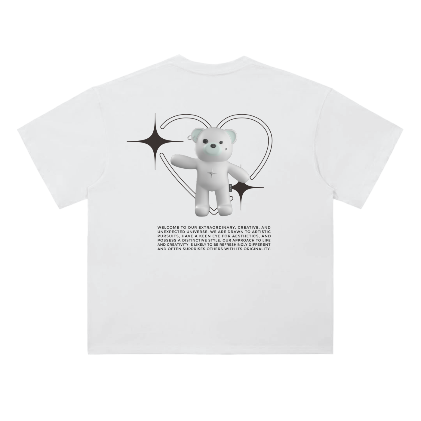 ORDI BEAR T-SHIRT WHITE
