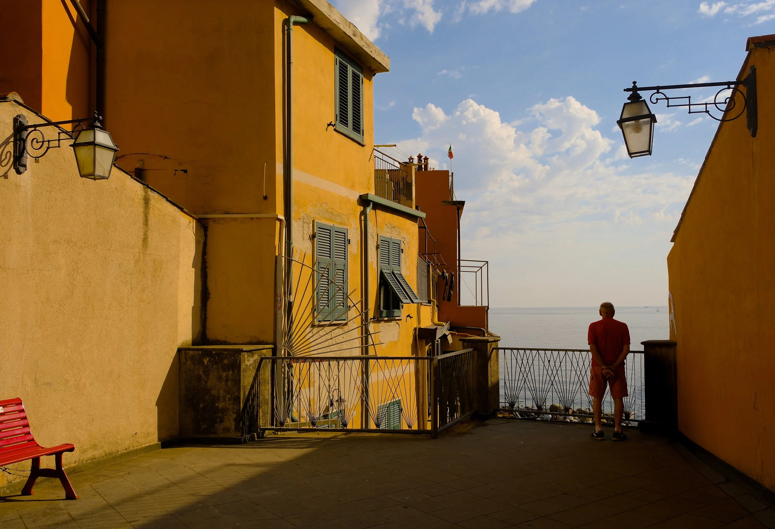 Admiring the view Riomaggiore
