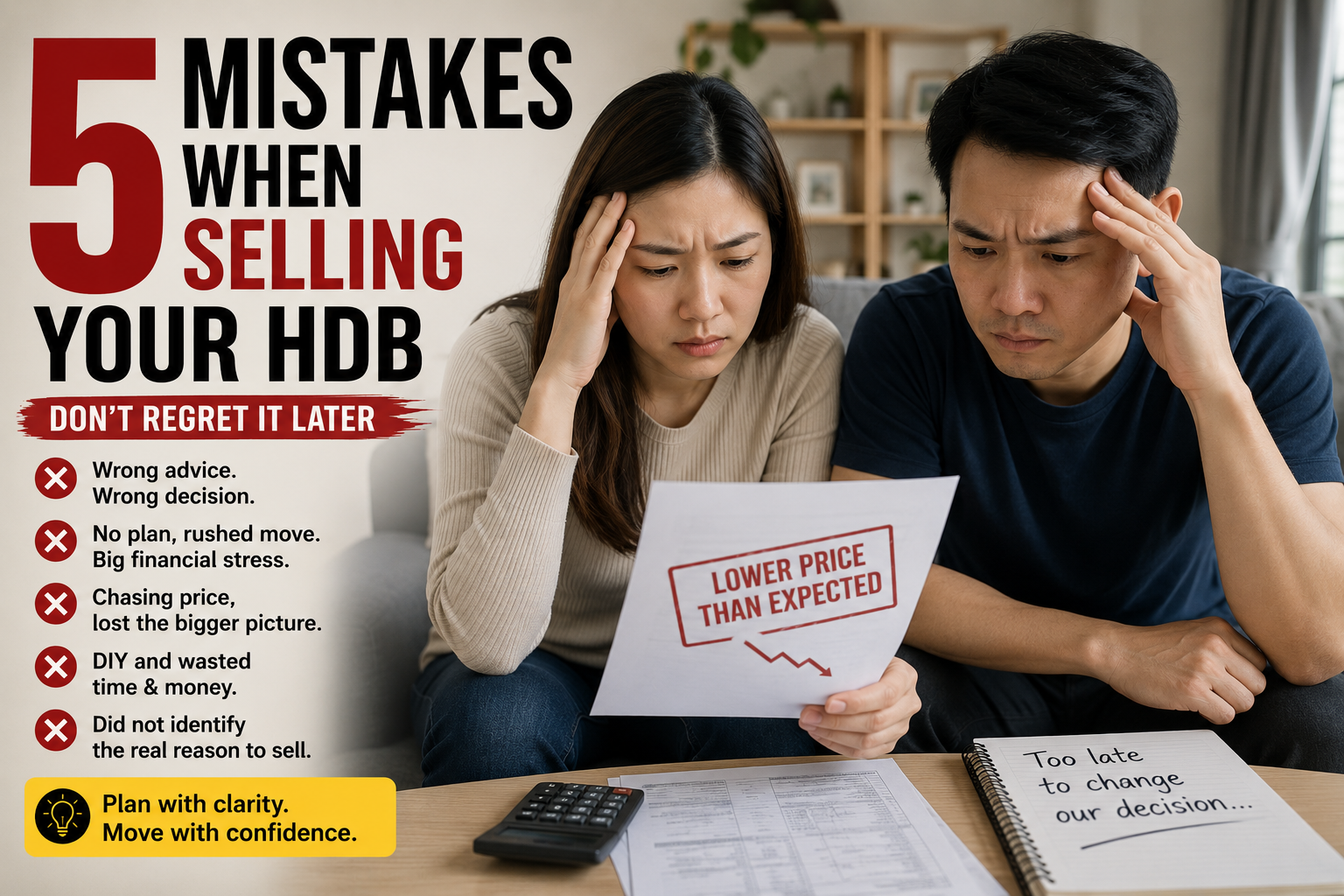 5 Biggest Mistakes Singaporeans Make When Selling Their HDB