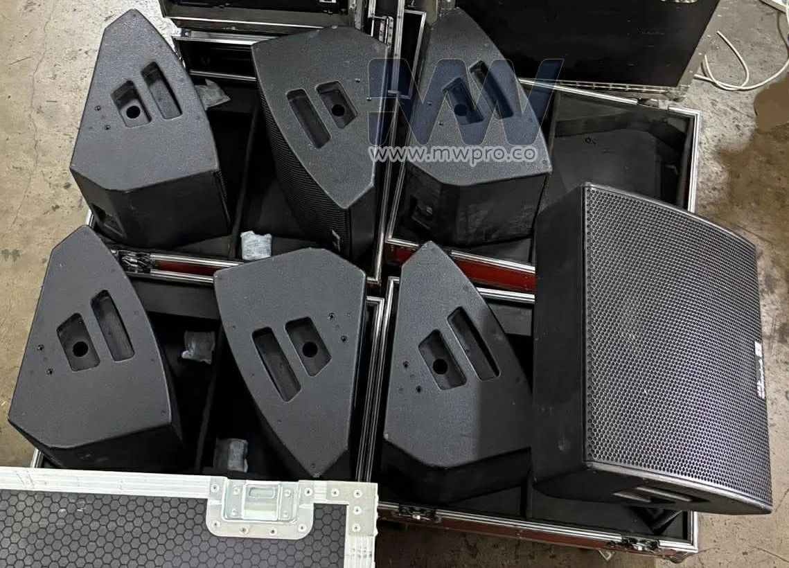 d&b audiotechnik M4 Stage Monitors x 8, with D80 amplifier