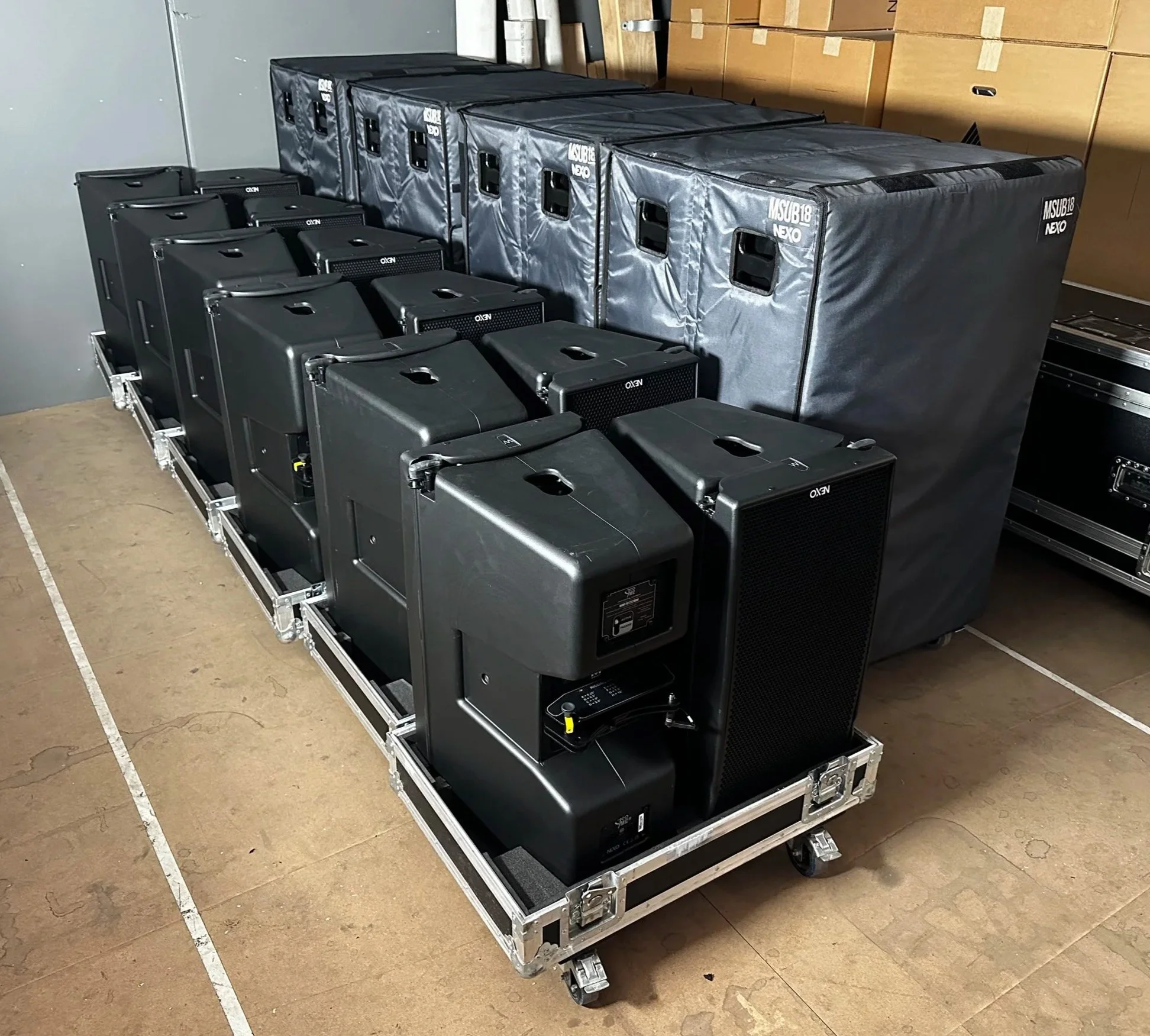 Nexo Geo M12 System - 12 tops, 8 Subs - 1 year old!