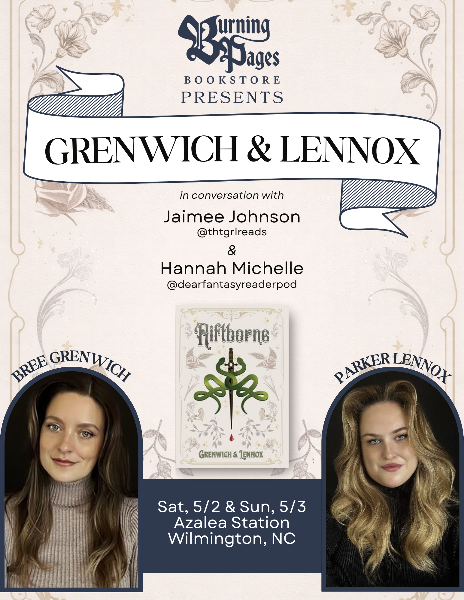 Signing and Meet &amp; Greet Event with Bree Grenwich &amp; Parker Lennox