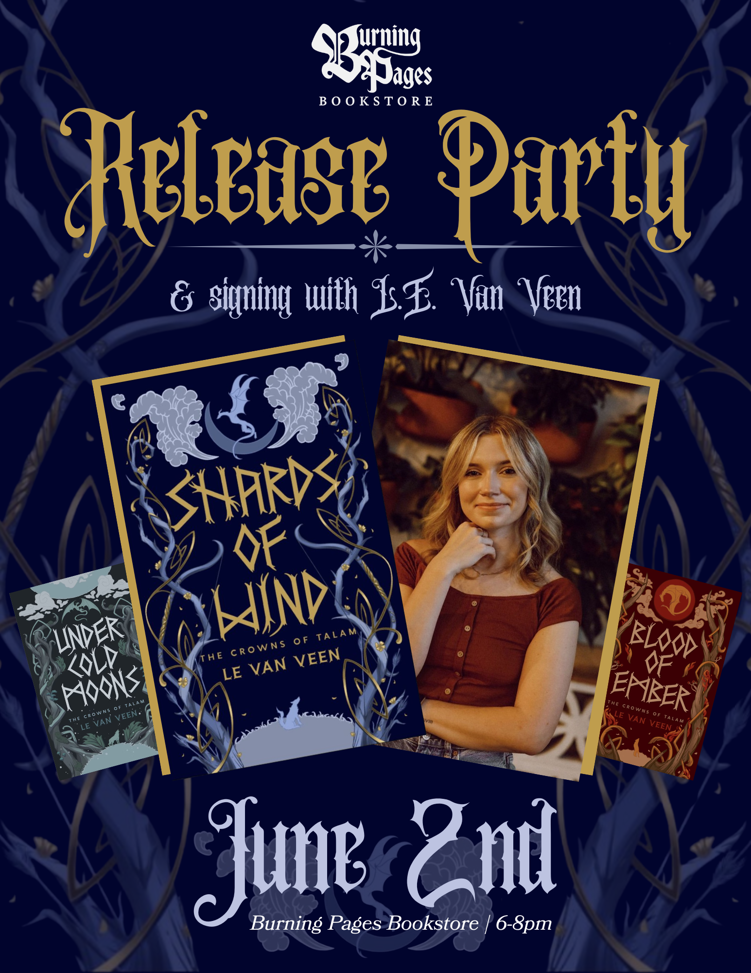Signing and Meet &amp; Greet Event with L.E. Van Veen | RELEASE PARTY 
