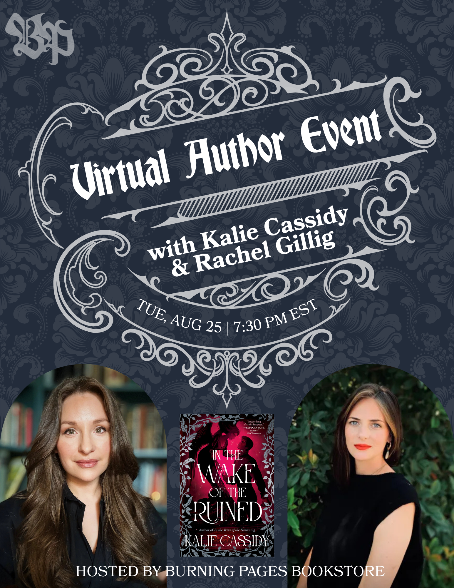 A Virtual Author Event with Kalie Cassidy &amp; Rachel Gillig | Hosted by Burning Pages Bookstore
