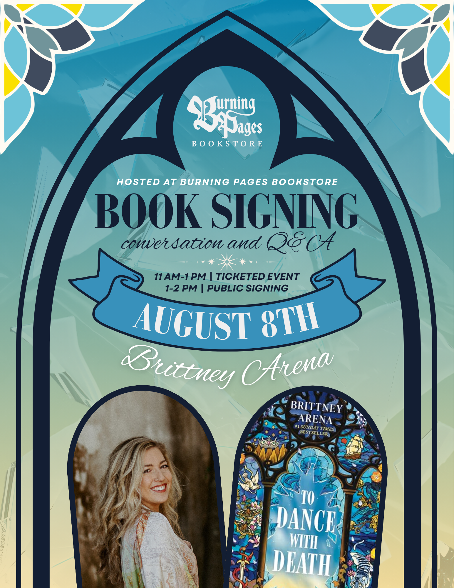 SOLD OUT EVENT! Brittney Arena Book Signing | Convo, Q&amp;A, and Signing Event for To Dance with Death