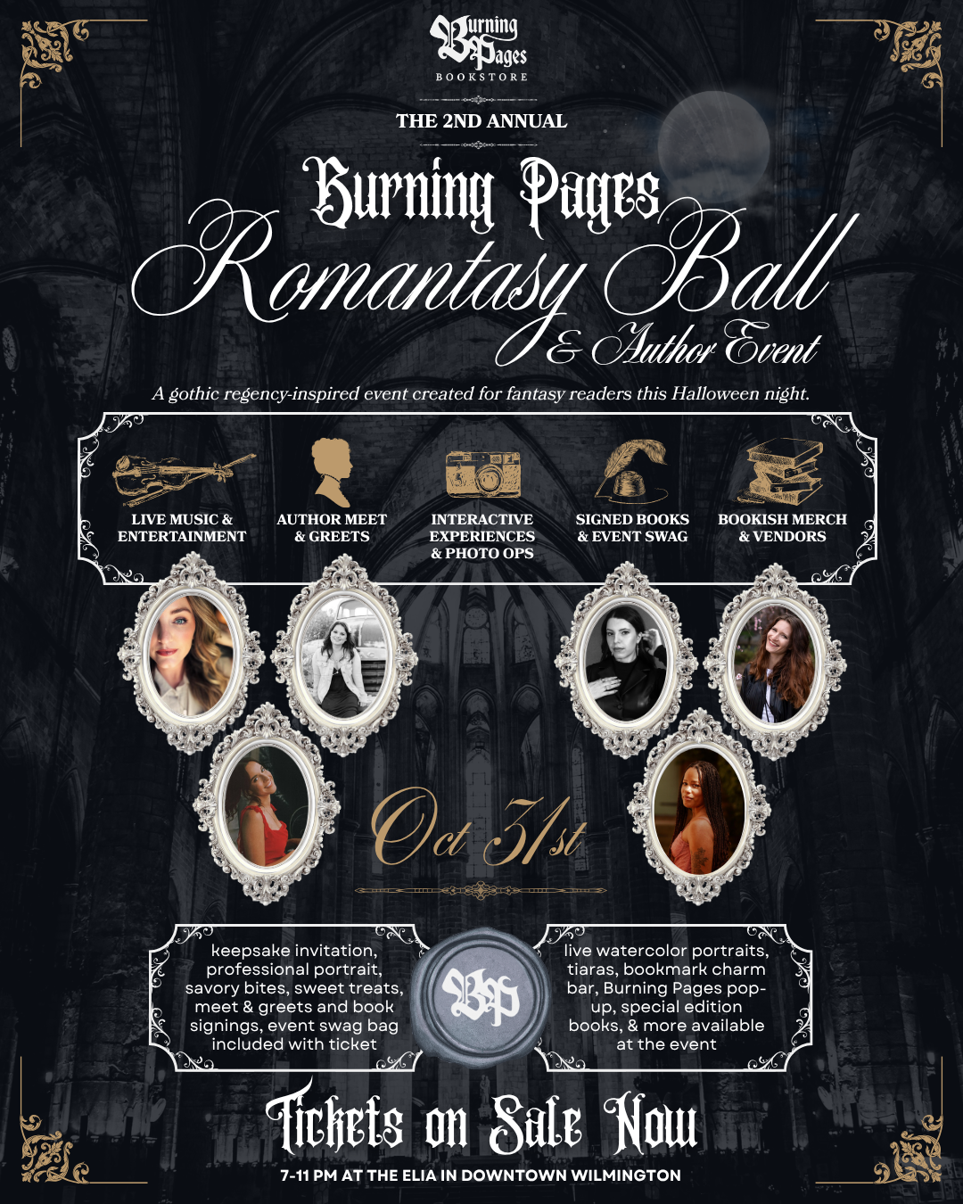 The Burning Pages 2nd Annual Romantasy Ball &amp; Author Event