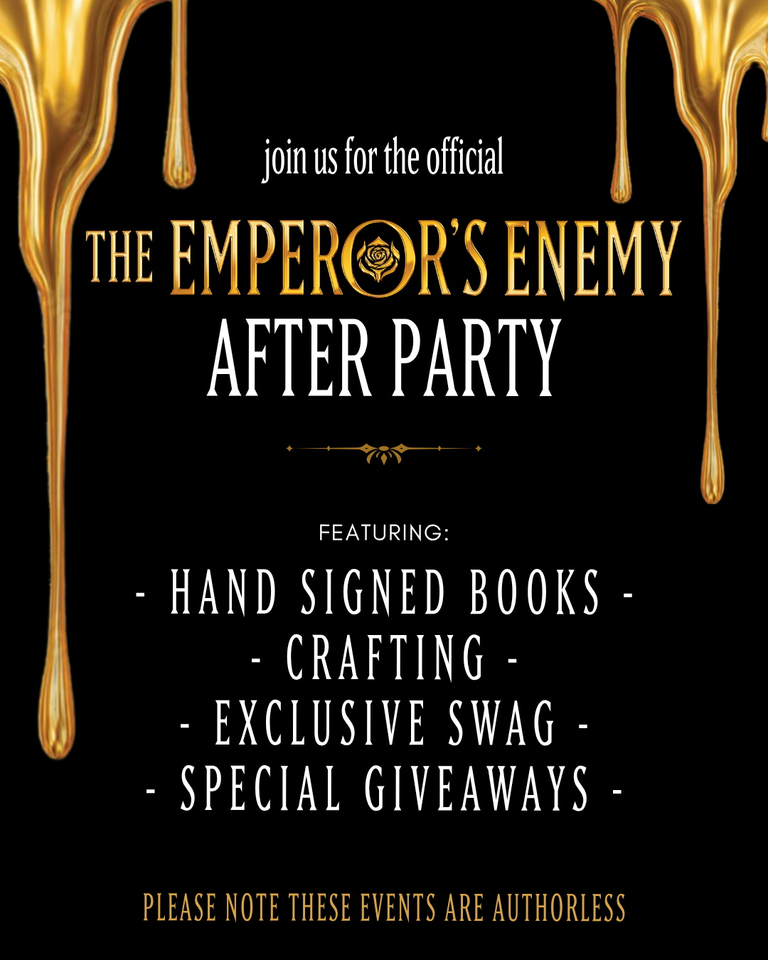 The Emperor's Enemy Release Party