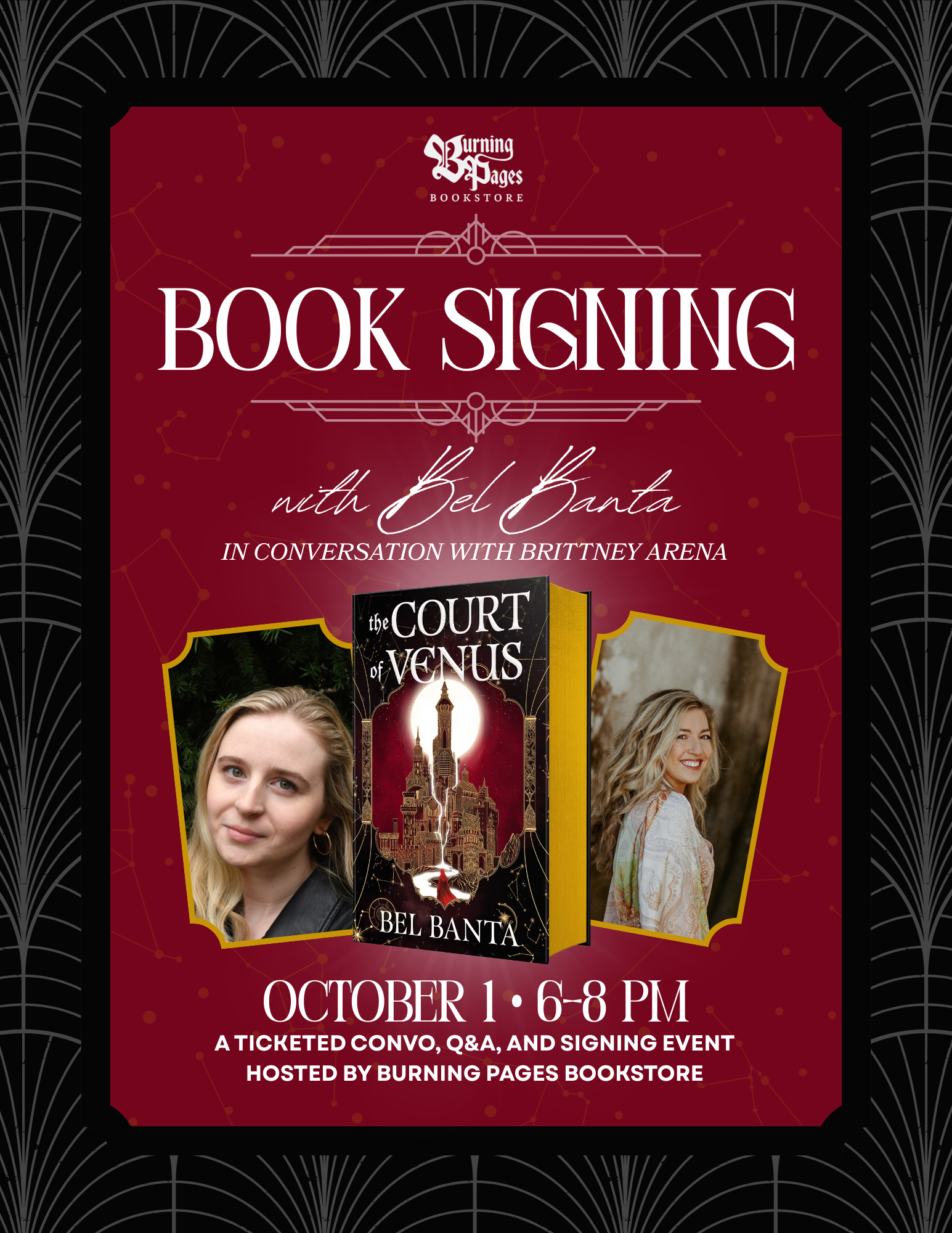 Bel Banta in conversation with Brittney Arena | The Court of Venus Book Tour