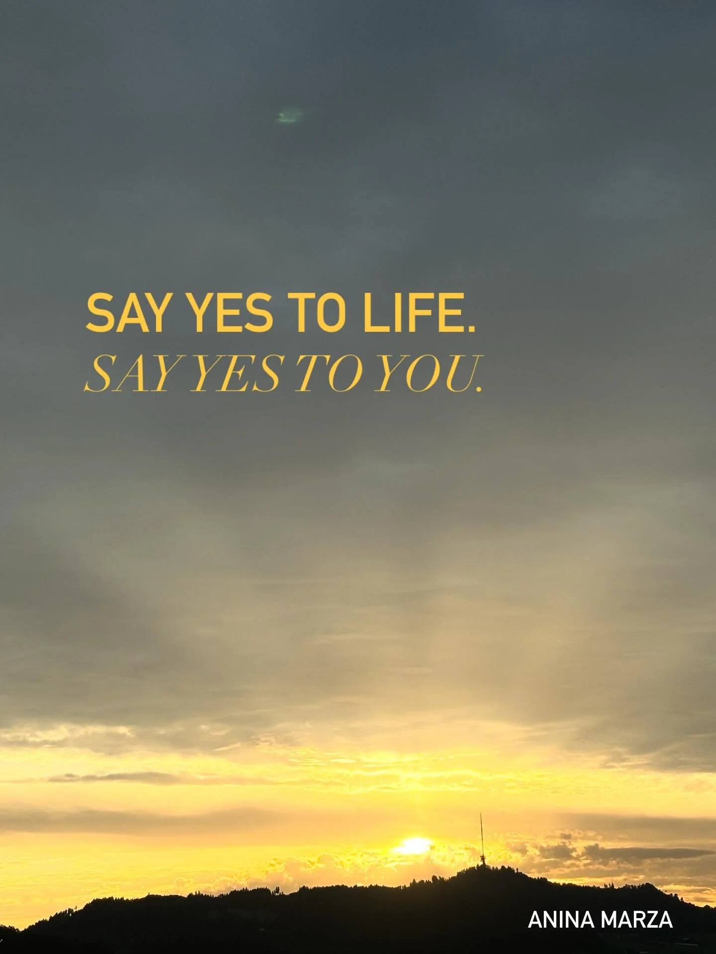 💎
Say YES to LIFE.

Say YES to YOU.

You in your UNIQUE WAY of BEING.

YOU in your UNIQUE WAY of LIVING.

YOU in your UNIQUE WAY of CREATING.

YOU in your UNIQUE WAY of LOVING.

You are the pathway.
YOU fully embracing ALL that exists WITHIN YOU is 