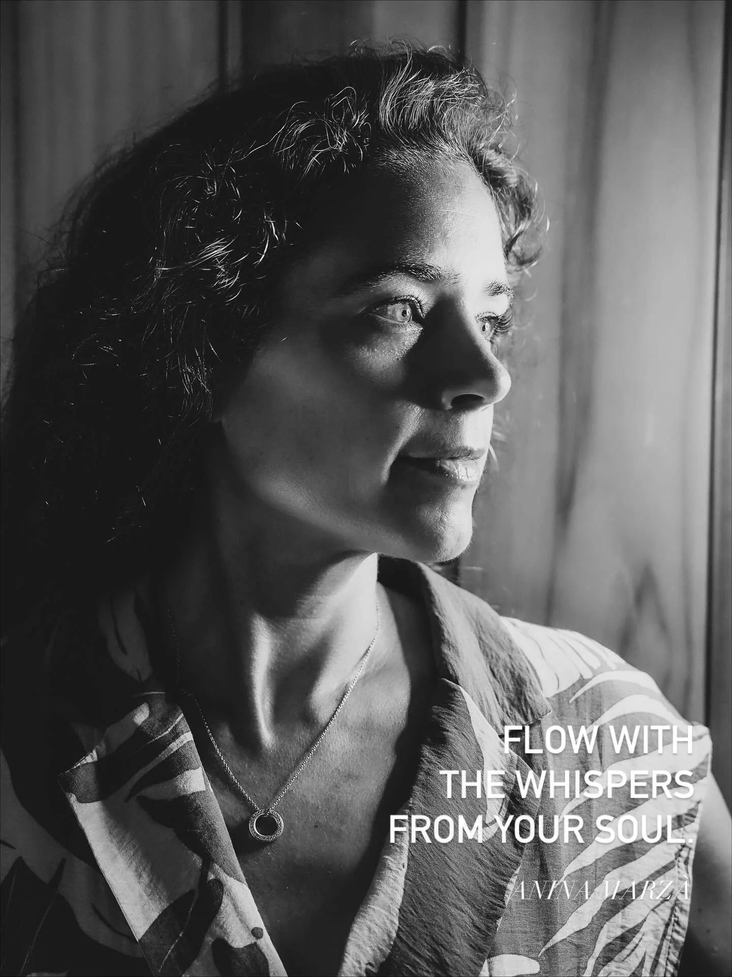 💎
Flow with the whispers from your soul. 

Fully trusting - deeply leaning in on you. 
Fully remembering your innate rhythme of your soul. 

Floating in the river of your soulmelody.
Nurishing you in your own essence. 
Leaning all in on you. 

Your 