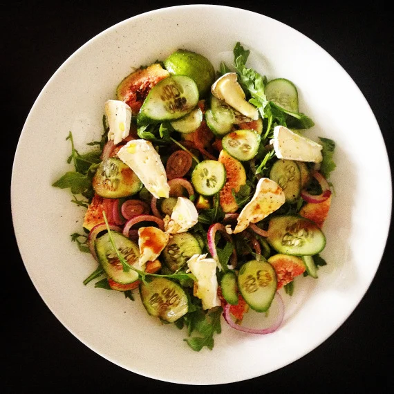 Fig, Brie & Rocket salad