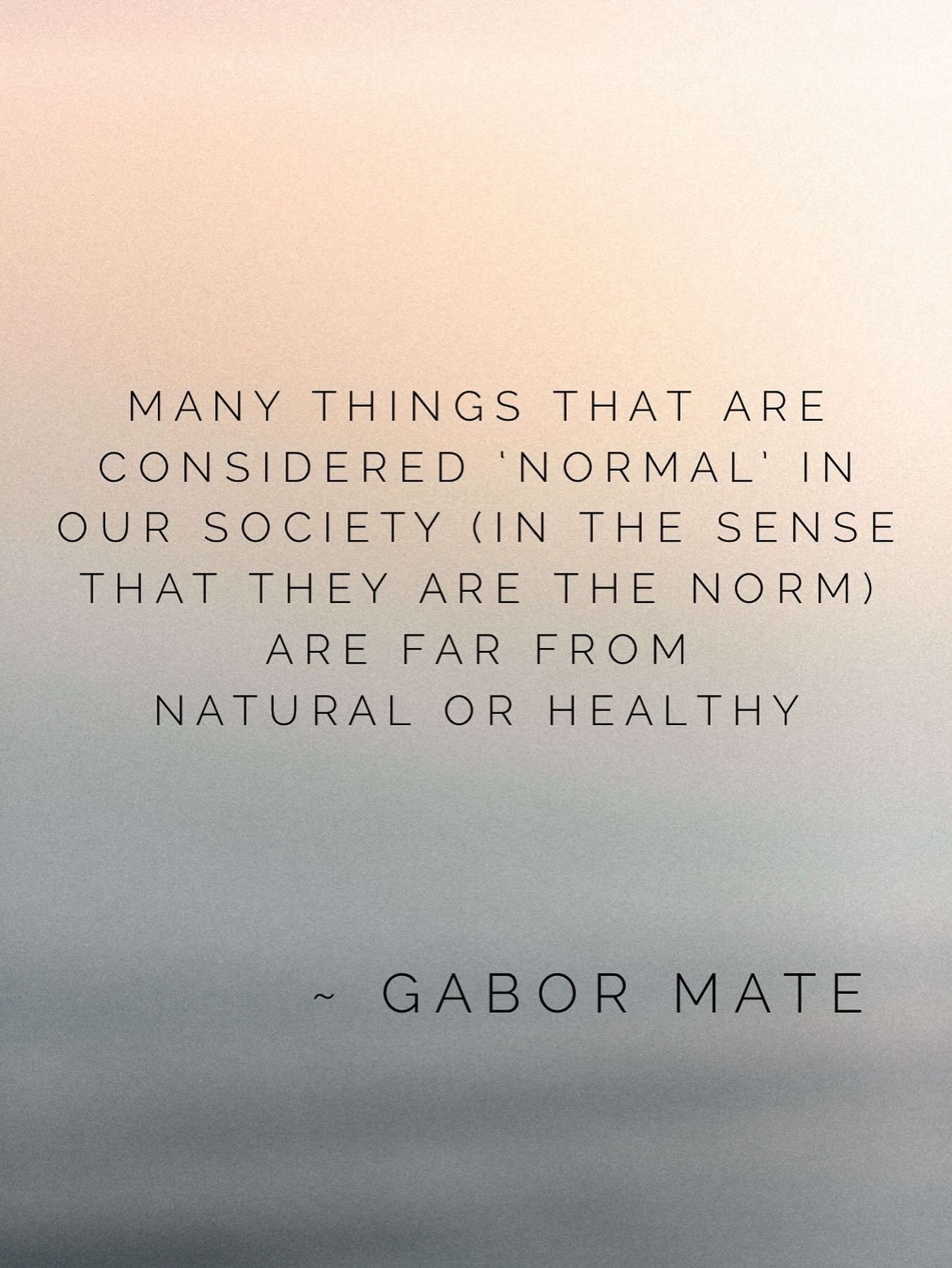 The mark of true intelligence is to be able to discern what is truly healthy and natural versus what is a cultural norm. 

Just because everyone is doing it, eating it, drinking it, slathering it on, injecting it, snorting it, listening to it, and co