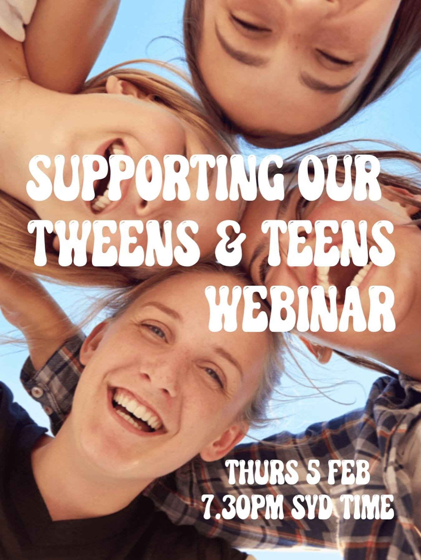 I am excited to kick off our 2026 deep dive webinars (always held on the first Thursday of the month) by shining the spotlight on our tweens and teens and how as parents we can best support them in the modern world. 

In this webinar, I will be co-pr