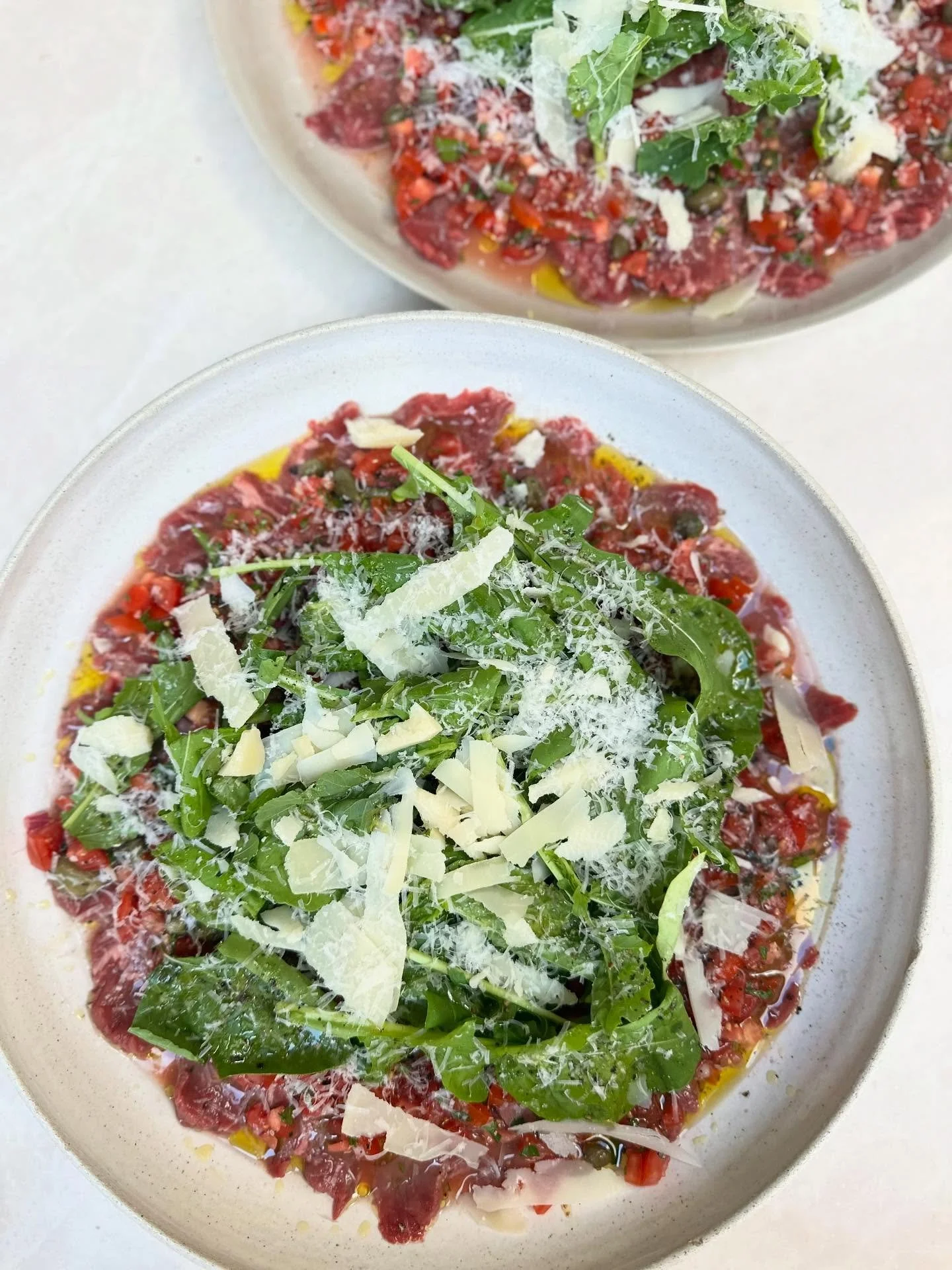 Beef carpaccio 🥩 made with grass fed raw rye fillet. 

Retesting some of my fav recipes to ensure that they are perfect and fuss free for the cookbook.