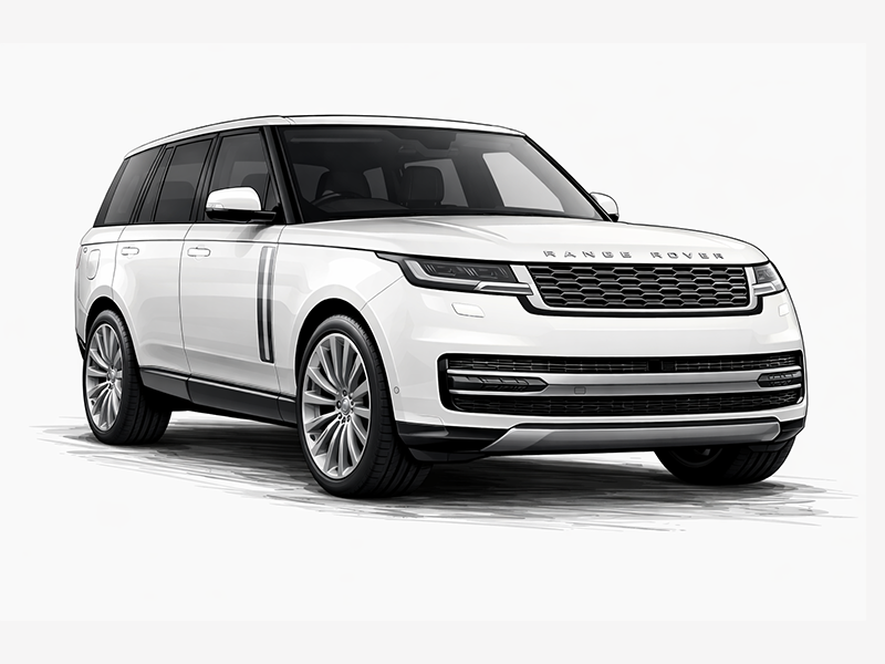 Range Rover D350 HSE (White)