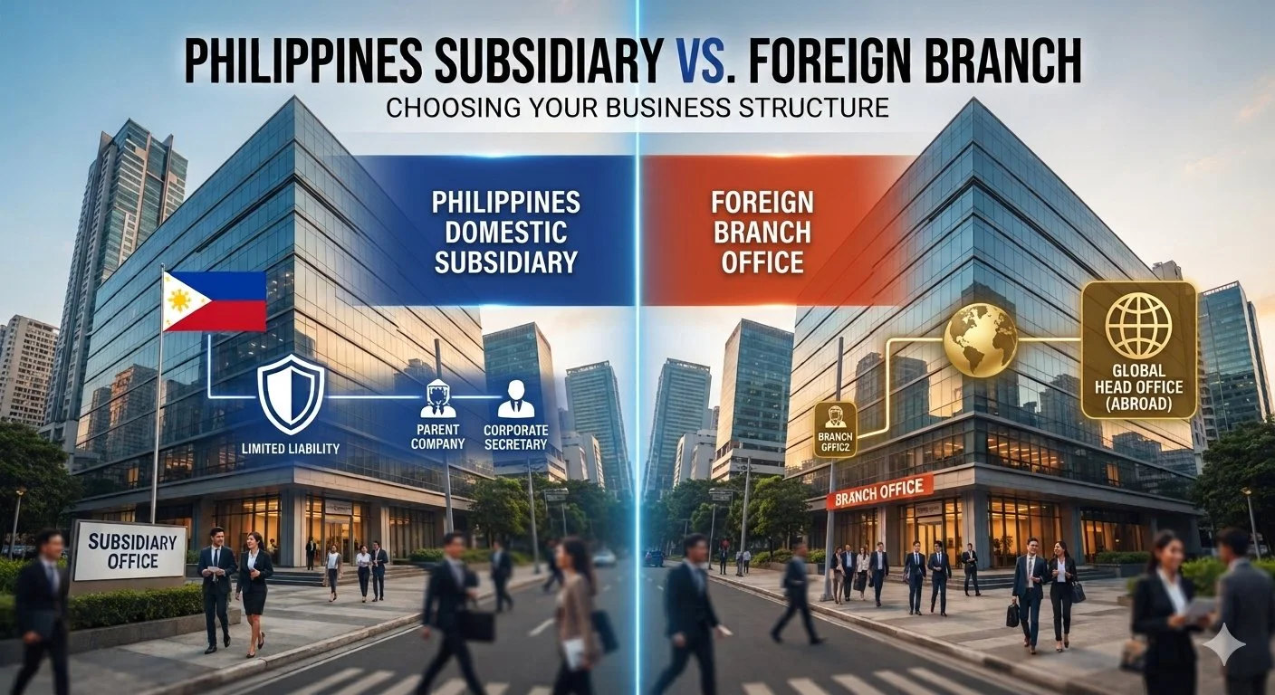 Philippines Subsidiary vs Foreign Branch: Which Structure Is Right for Your Business?