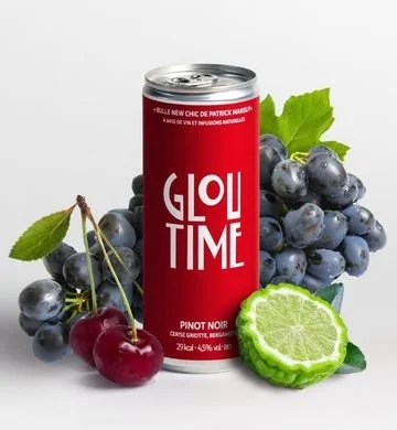 GLOU TIME New Chic Pinot - Canettes - OFFRE 5 +1, achetez 5 canettes, la 6ème est offerte. Frais de livraison offerts en point relais.
