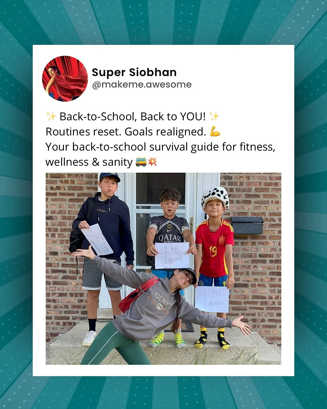 Back-to-school season = new routines for the kids&hellip; and a whole lot of chaos for parents 🚌😅. Between practices, homework, and late-night lunch-packing, it can feel like your fitness goals get pushed to the back burner.

But here&rsquo;s the g