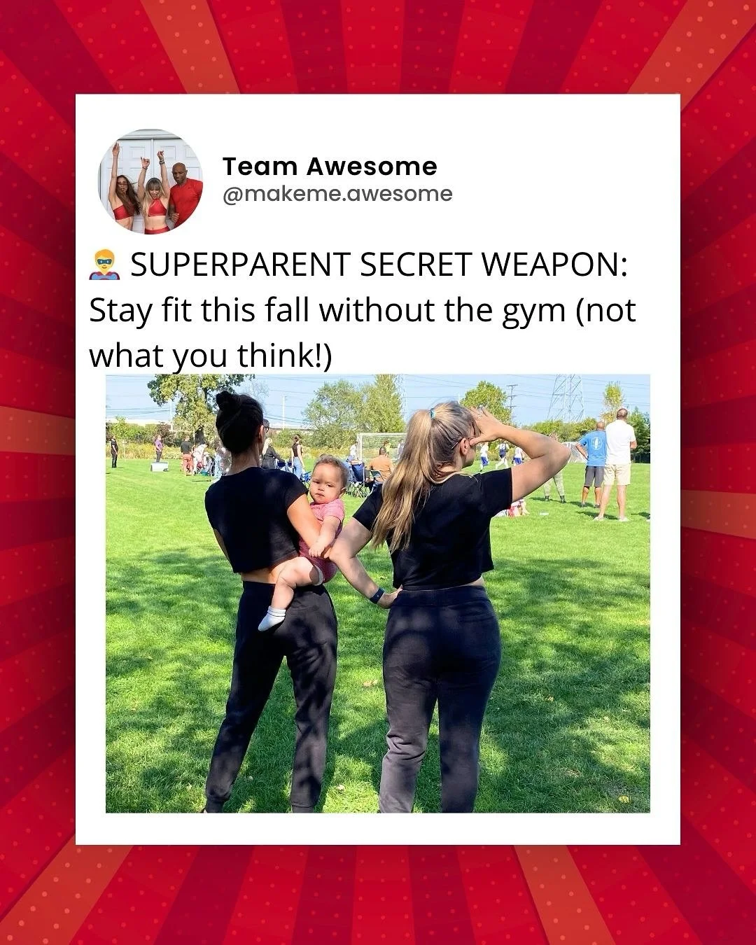 🍂 Back-to-school season has us running in 100 directions&mdash;and if you&rsquo;re a parent, you know workouts can slip straight to the bottom of the list.

But here&rsquo;s the good news: you&rsquo;re already moving more than you think. It&rsquo;s 