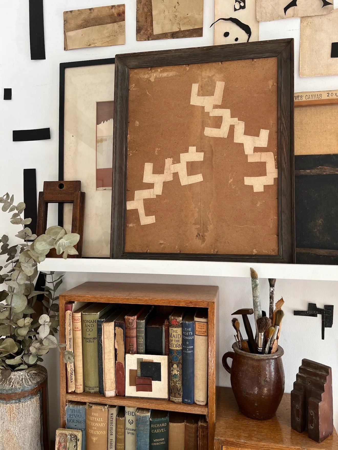 Seven by Lucy Naughton on display in a beautiful studio space