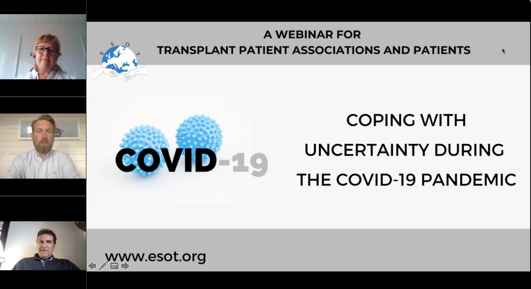 Coping with uncertainty during the COVID-19 pandemic