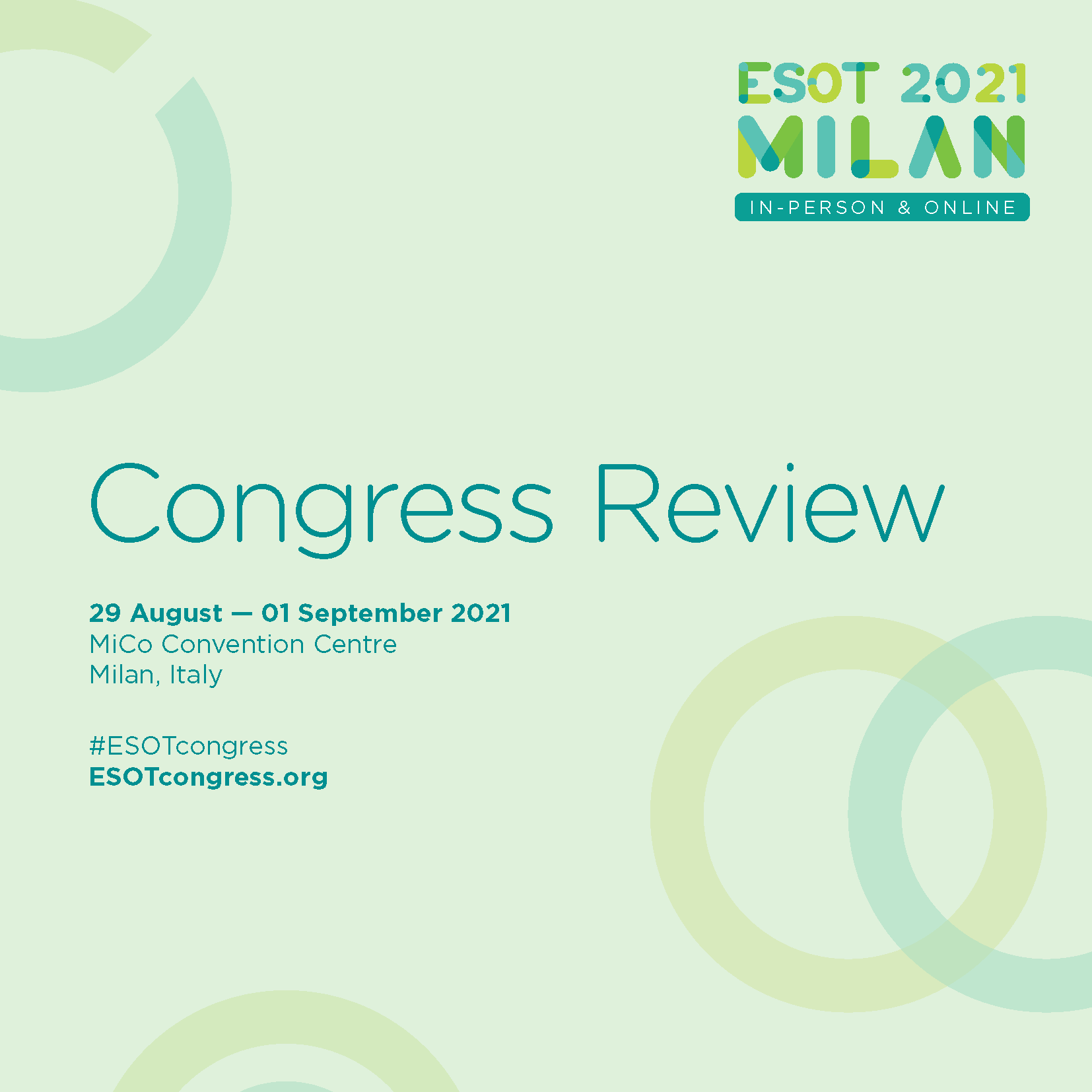ESOT Congress 2021, Online Symposium - When every small step is a step forward. Being physically active after solid organ transplantation