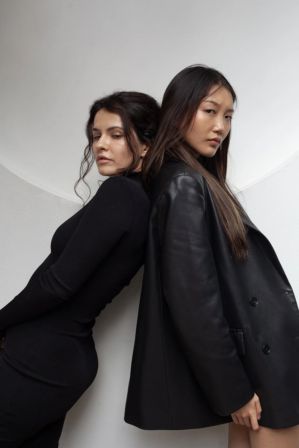 Studio shoot with Evgenia and Karrie. Islington, London. 2025.