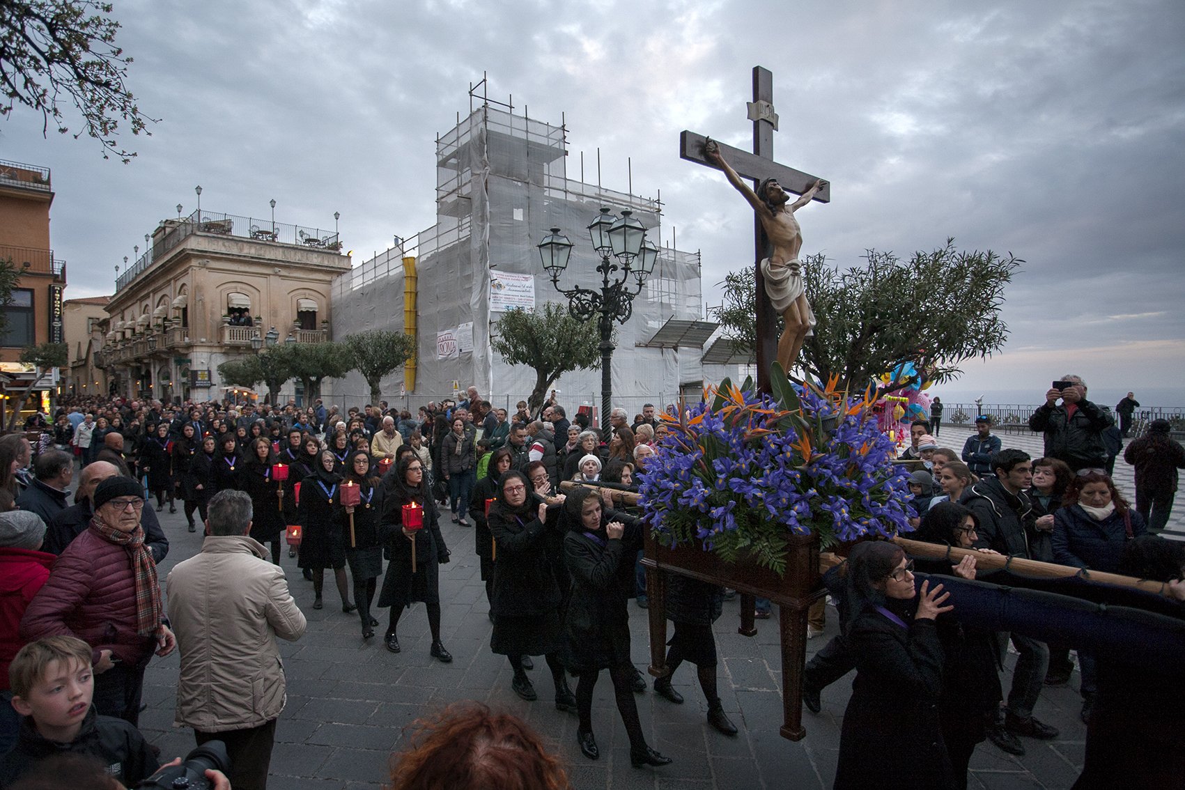 Easter in Taormina, Sicily. Italy.