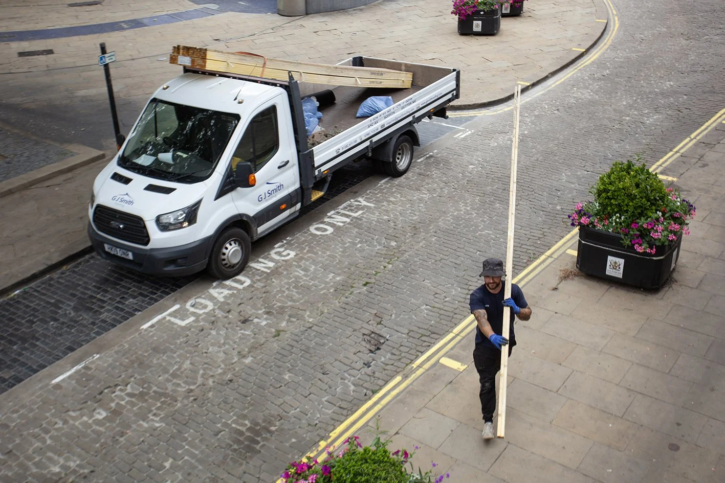 Checkatrade work. The team from G J Smith roofing at work in Aylesbury. 2025.
