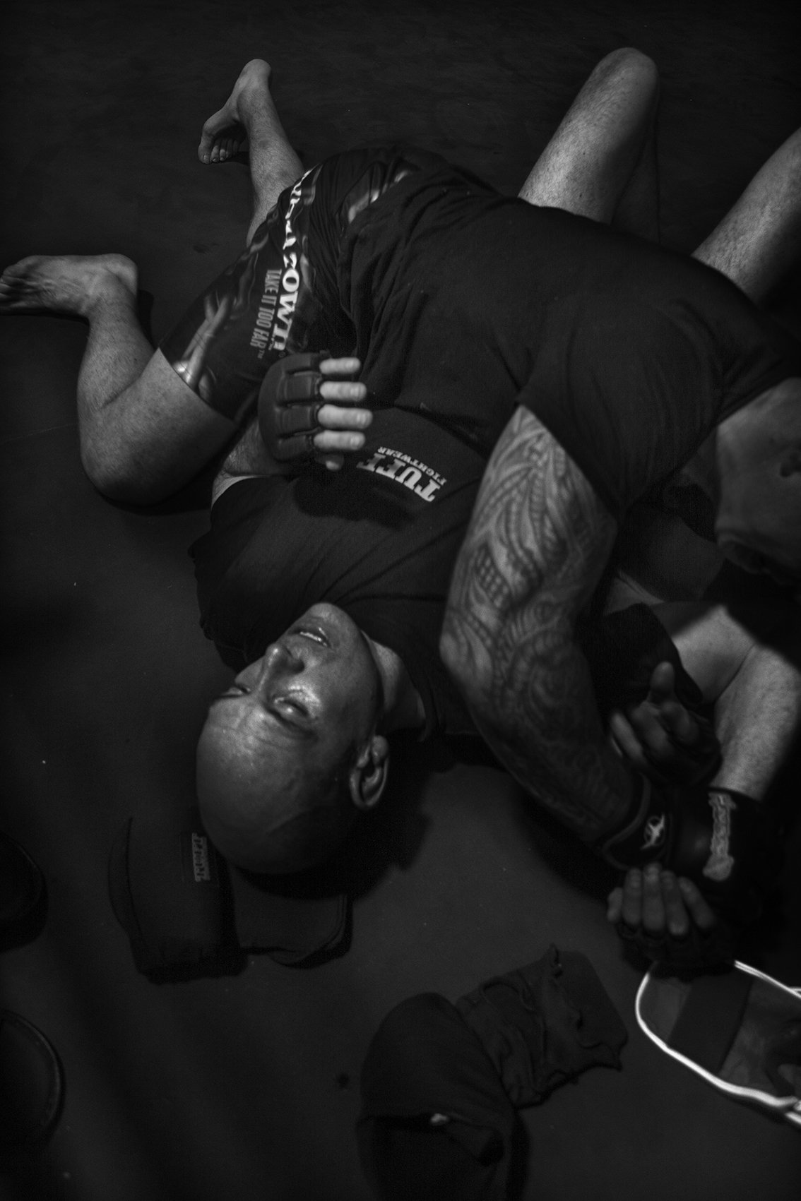 MMA training session. Bristol, UK.