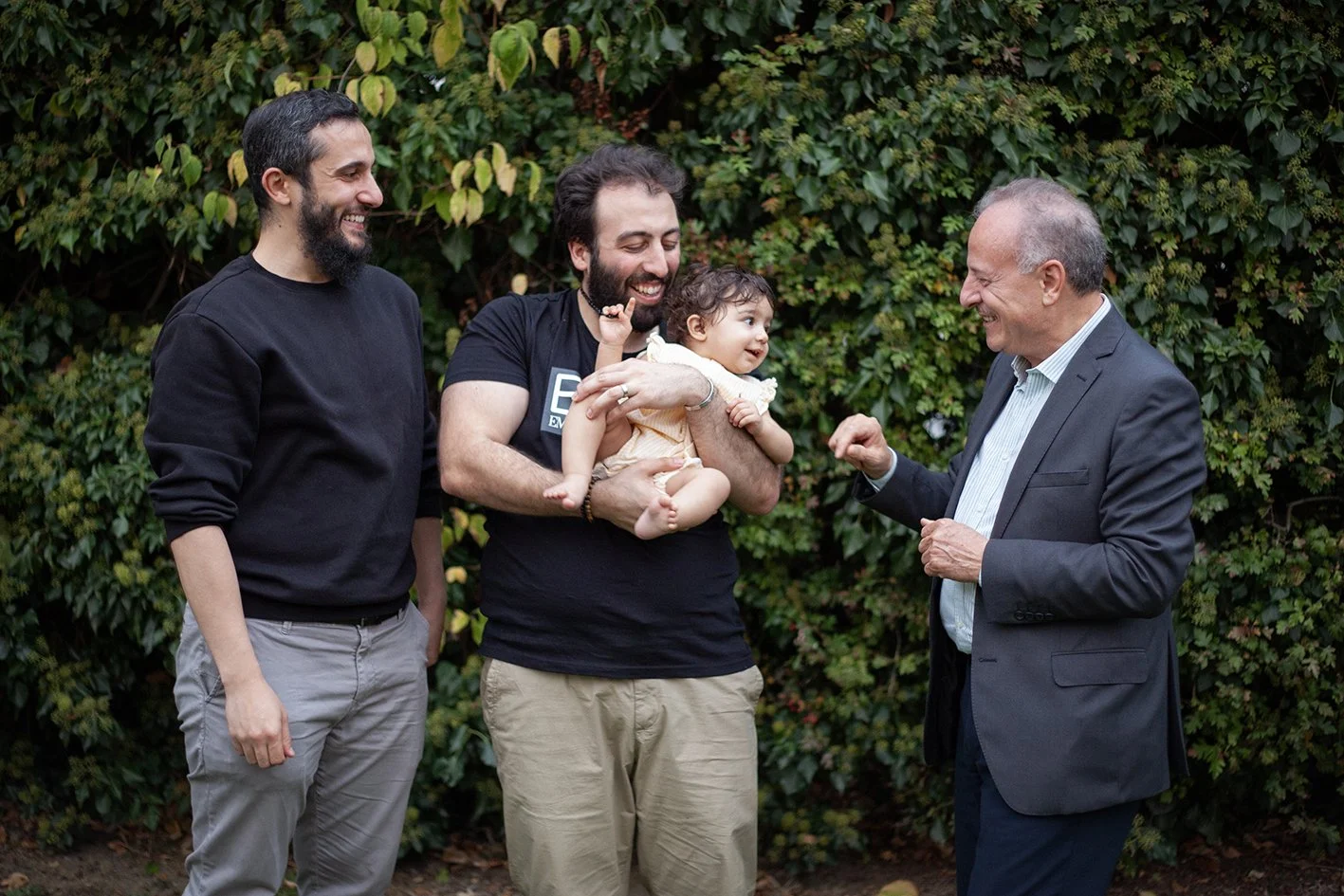 Lyla's Birthday party. Candid snap of the family. Croydon. 2025.