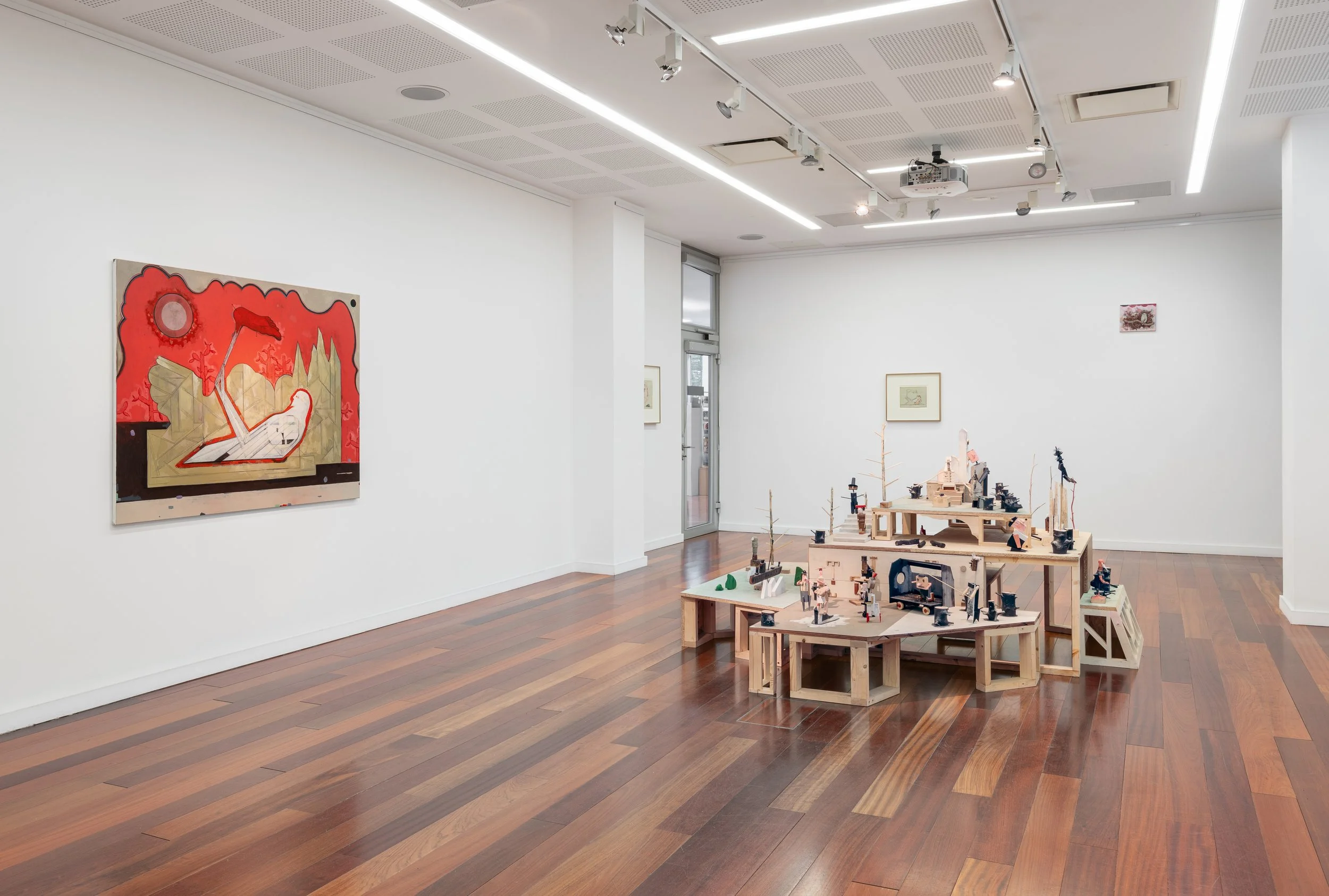 The Skiapod of Ballymaccus; installation view.
Photo: Jed Niezgoda