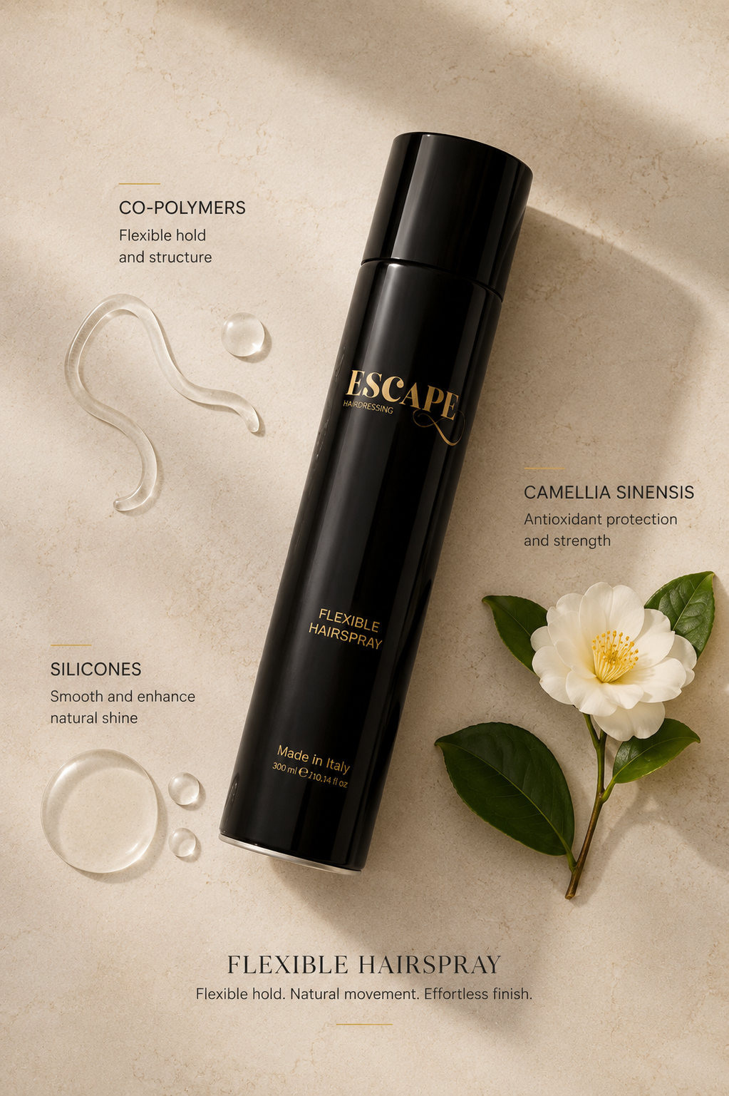 Flexible hairspray