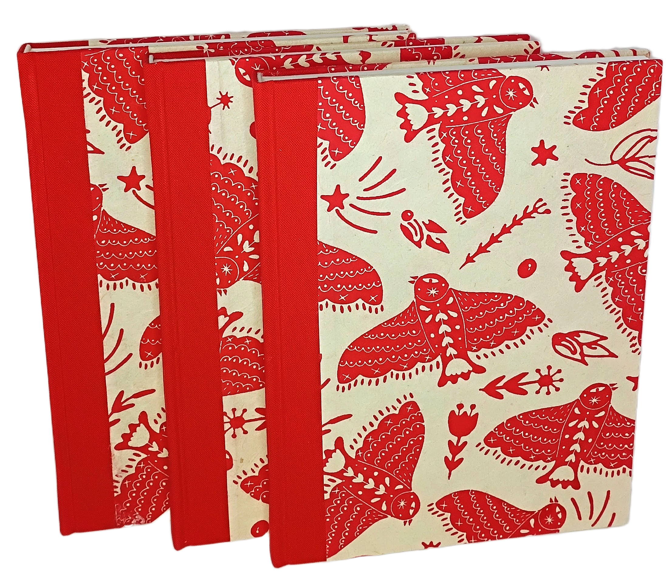 Red Love Bird Journals