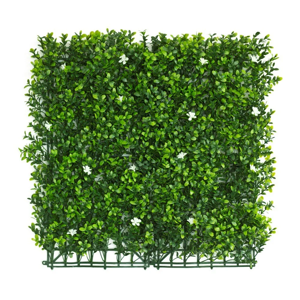 White Blossom Artificial Hedge Tile