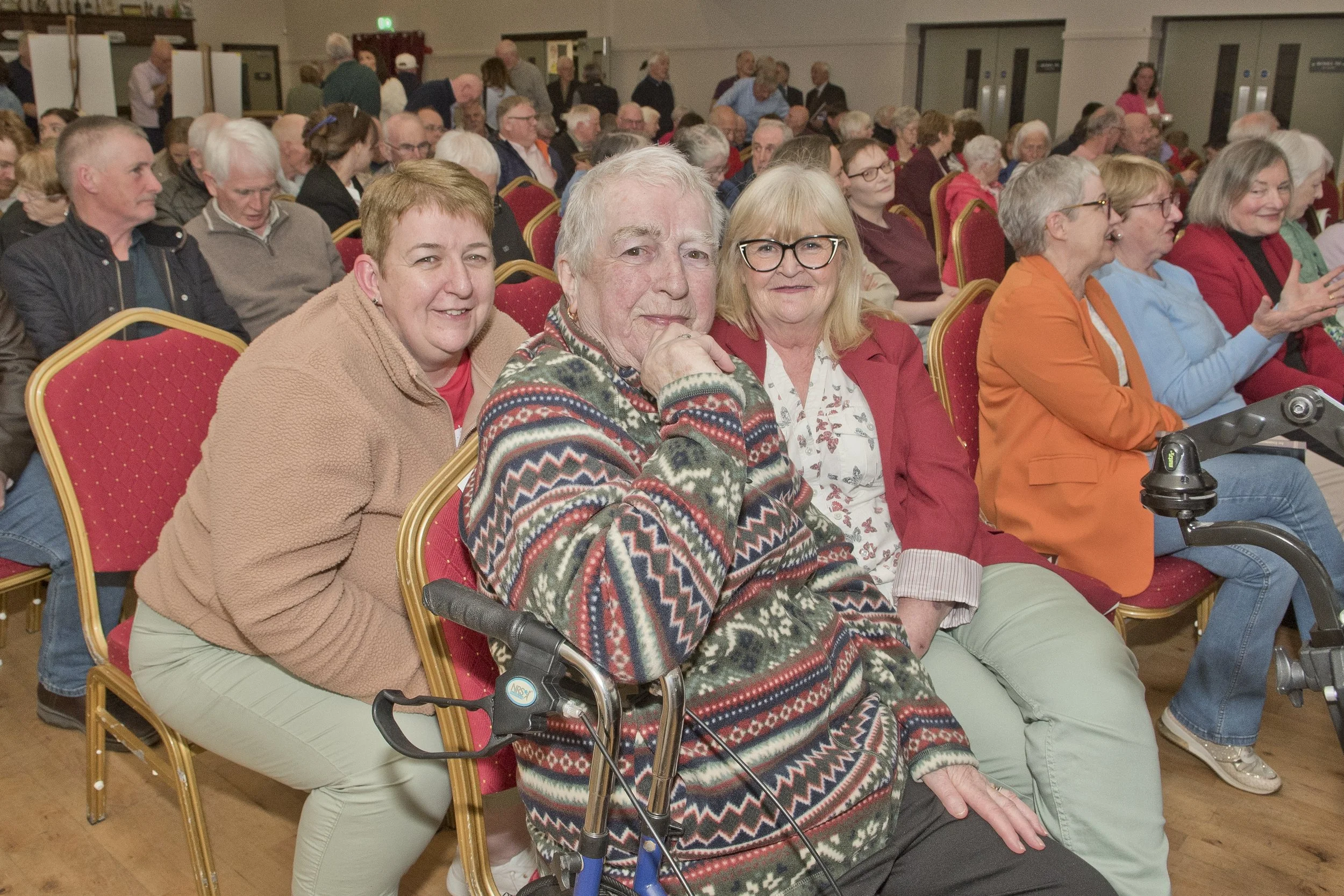 Murial Smith( centre) with her daughter Marian(left) and Mary Begley(right)