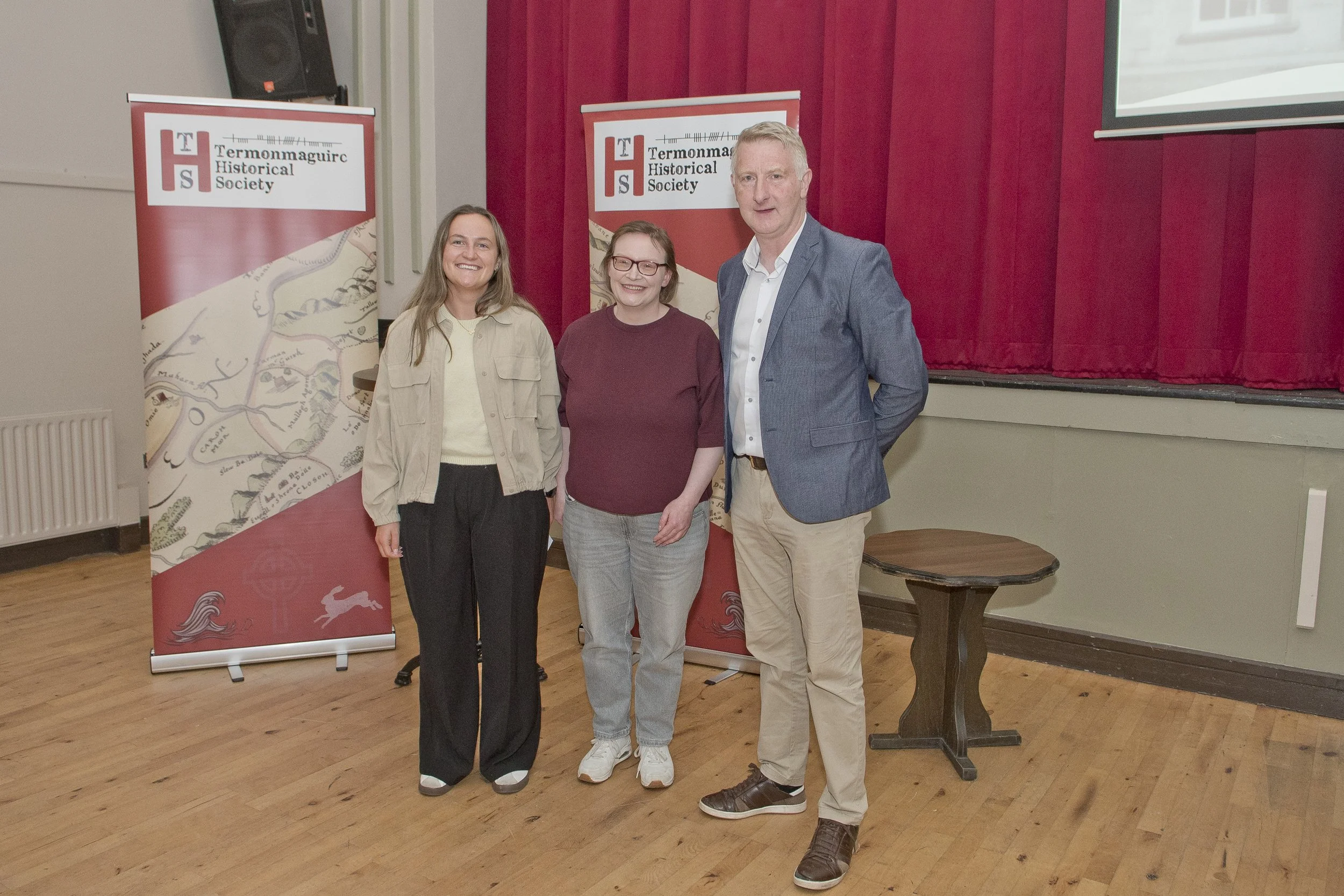 Gavan Mc Elroy with Joan Breen and Kate Mc Aleenan