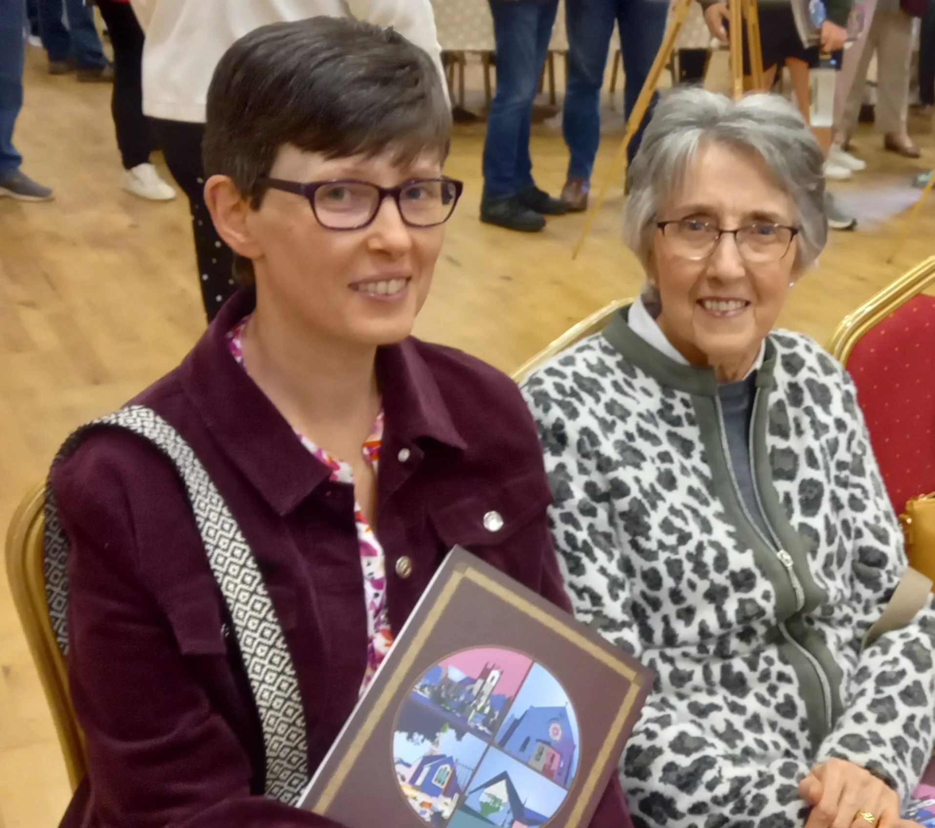 L-R Nuala Gackin and  Greta Colgan 