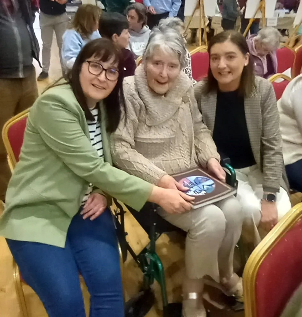 Edelel Browne, Sheila Brown and Ursula Mc Elroy