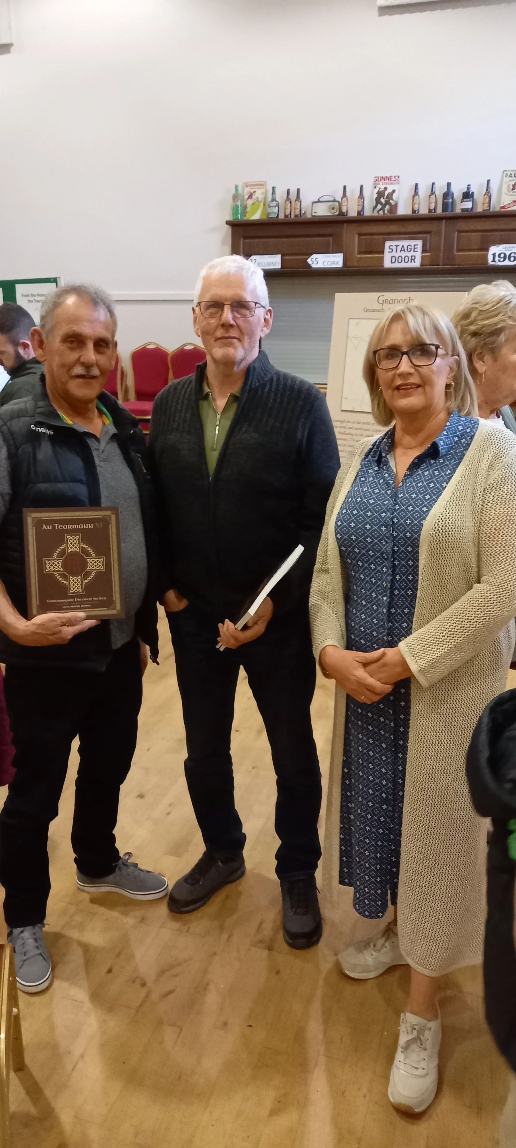 L-R Vinny Mullan, Sean Gormley and Nuala Mc Gurk