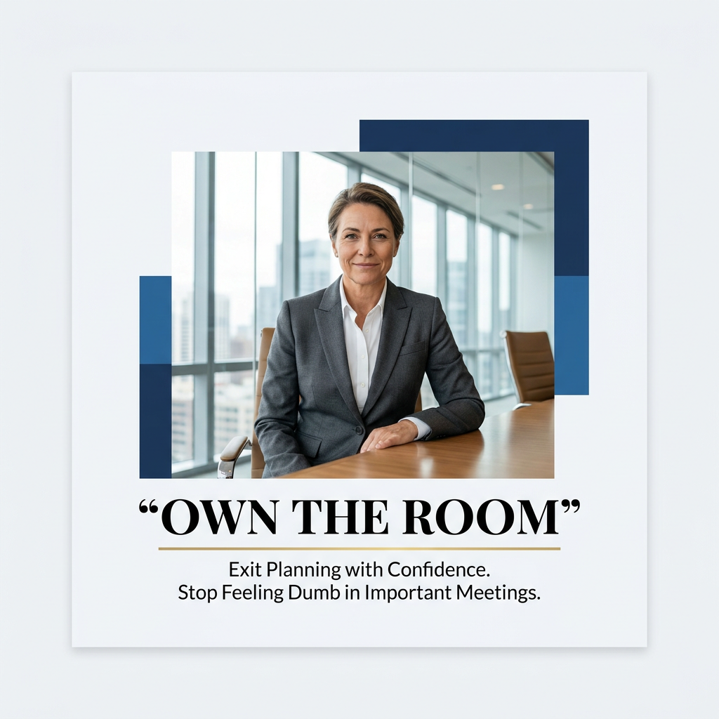 How to Stop Feeling Dumb in Exit Planning Meetings