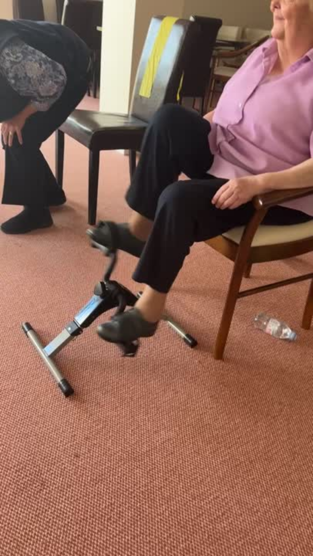 These pedals always go down a treat! The ideal solution to not being able to exercise on a real bike or perhaps a desk based worker or someone post surgery! Some of the class attendees have even gone on to buy some of their own :)