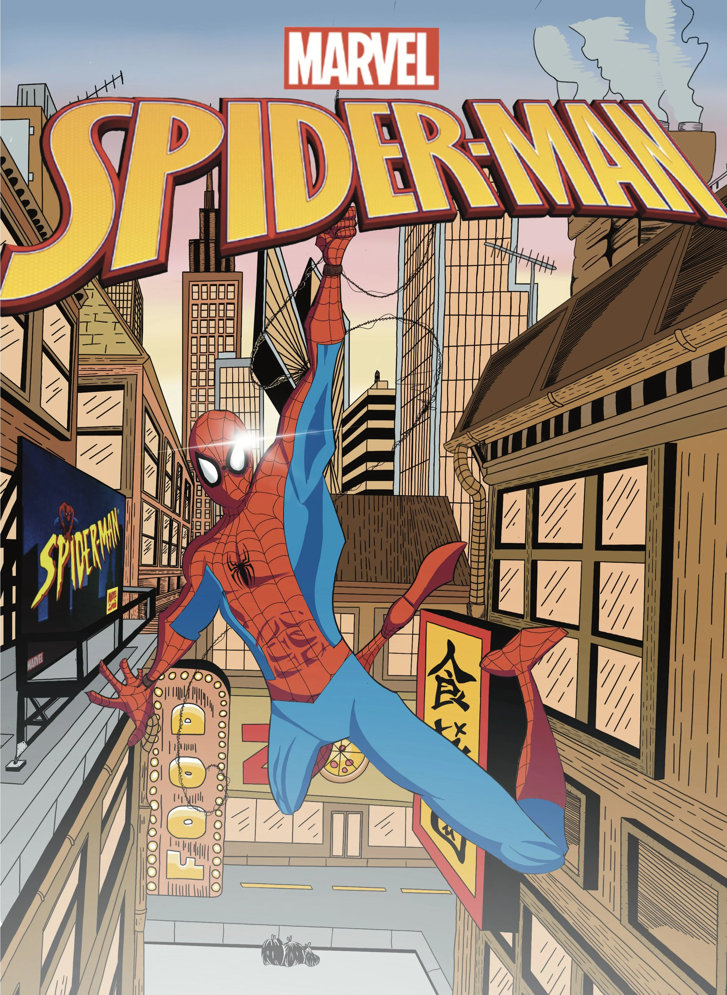 This was the first  digital project I've ever completed. It was done on procreate. It could be better, but it has a special place in my heart because it's the first comic cover I've ever created. I used perspective, single vantage point drawing to cr