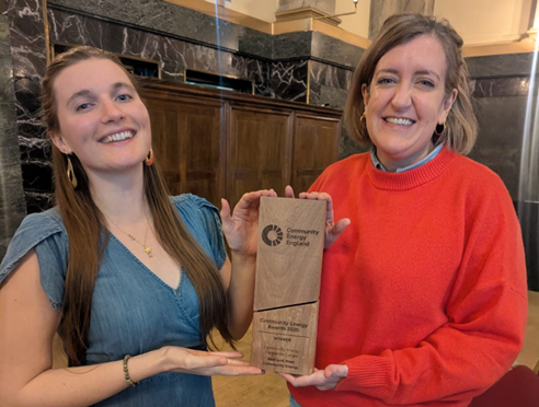 BWCE are winners of the Community Energy England Excellence Award (large) 2025