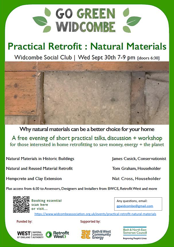 Go Green Widcombe Practical Retrofit: Natural Materials 