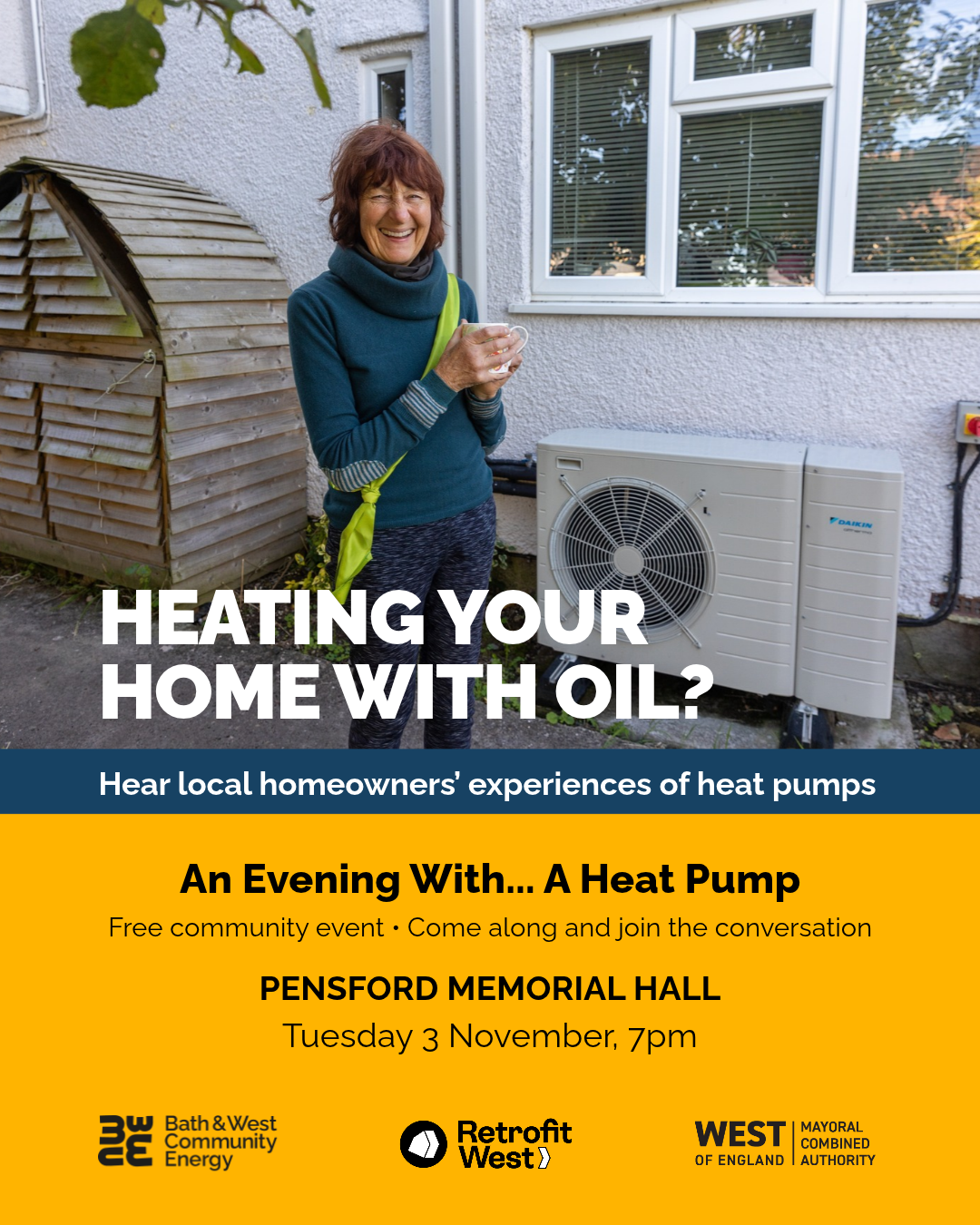 An evening with...a heat pump (Pensford)