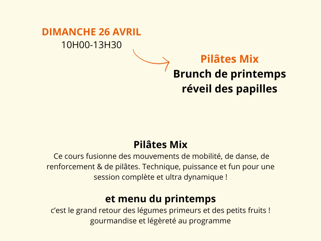 Fitness & Brunch de printemps