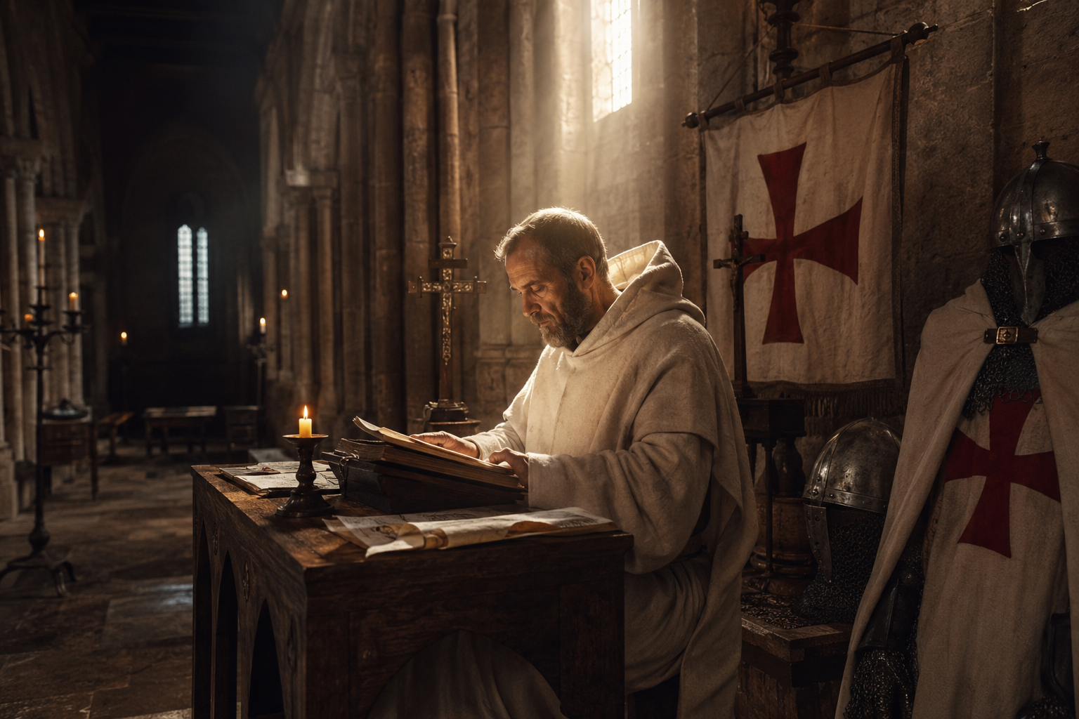 ✠ Saint Bernard of Clairvaux — The Spiritual Father of the Knights Templar ✠