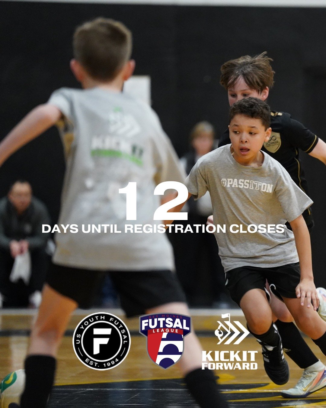 12 Days out! 👀

Fast play. Real competition. Top facilities.

Register now ➡️ www.desmoinesfutsal.com

#usyf #desmoinesfutsal 

@usyouthfutsal @kifsoccer